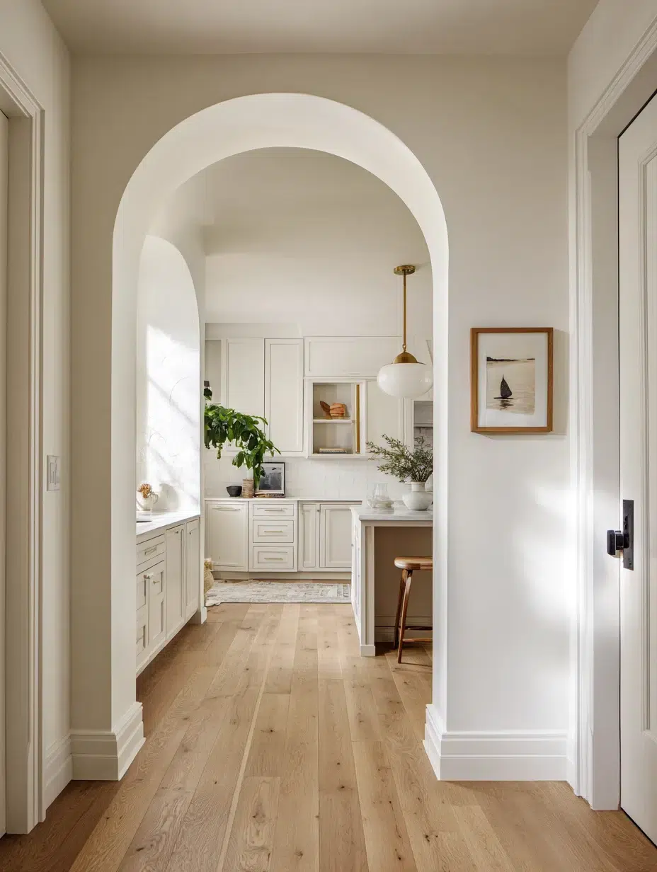 1. Classic Archway Entrance with Modern Twist