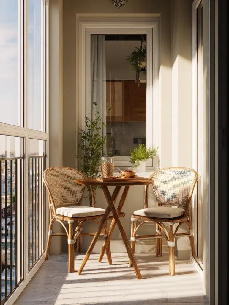 1 Compact Bistro Dining Setup