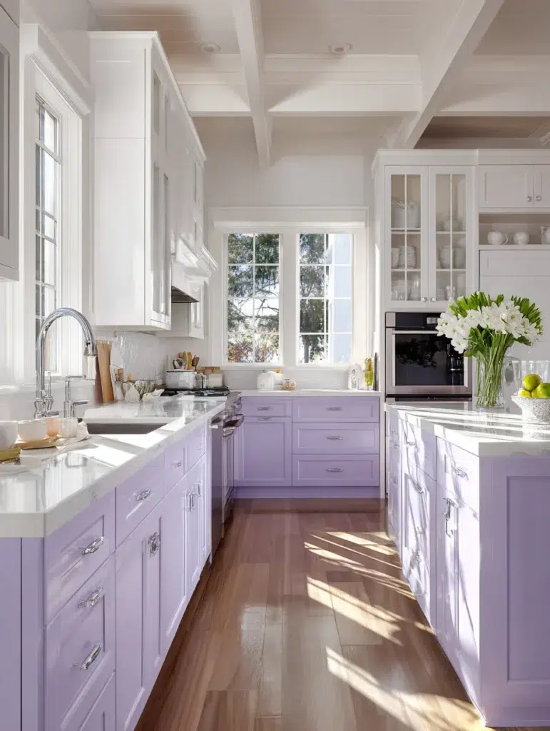 1 Soft Lavender Lower Cabinets