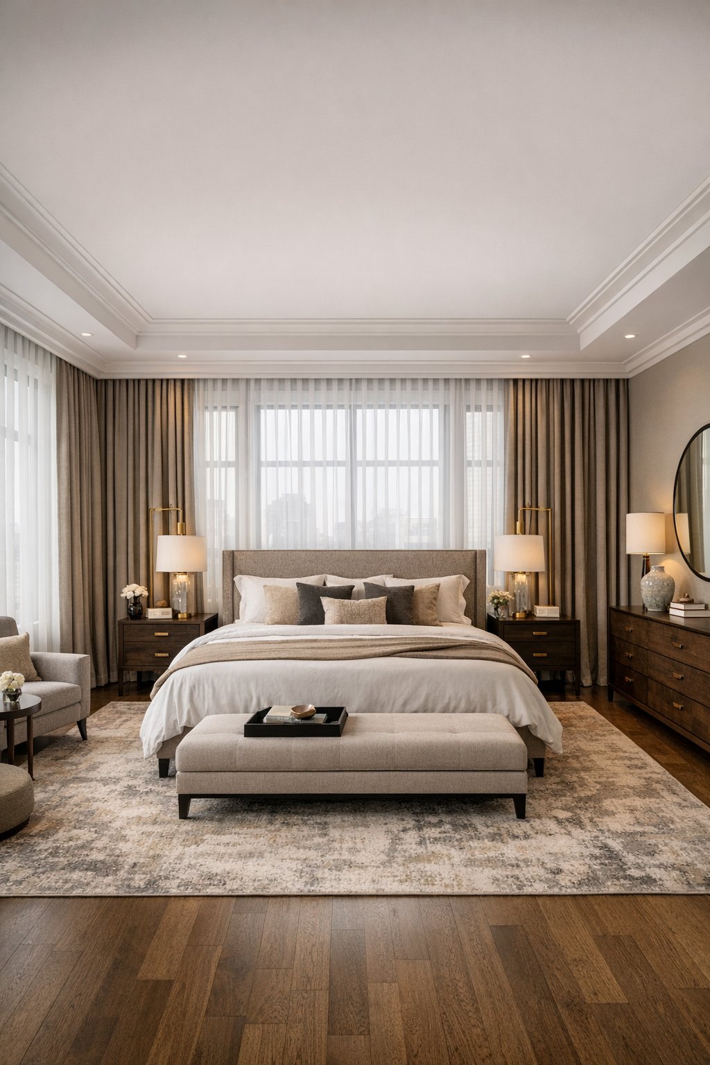 10. Install window treatments