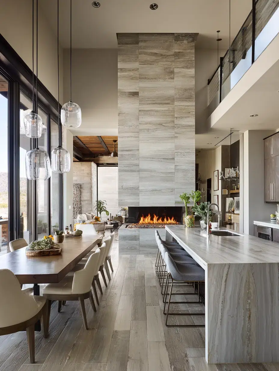 11. Floor-to-Ceiling Statement Wall
