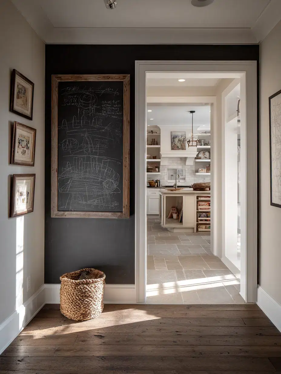 13. Chalkboard Wall Fun