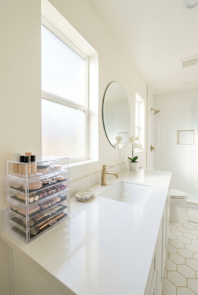 15. Clear Makeup Organizers