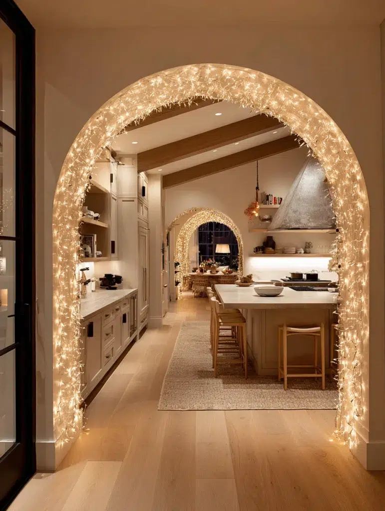 16 Archway With String Lights