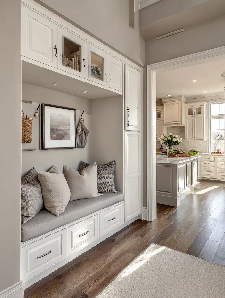 16. Built-In Bench Seating