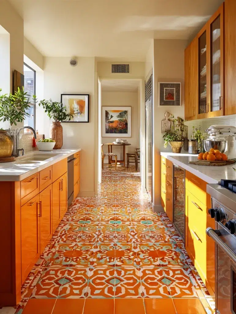 16 Orange Tile Flooring