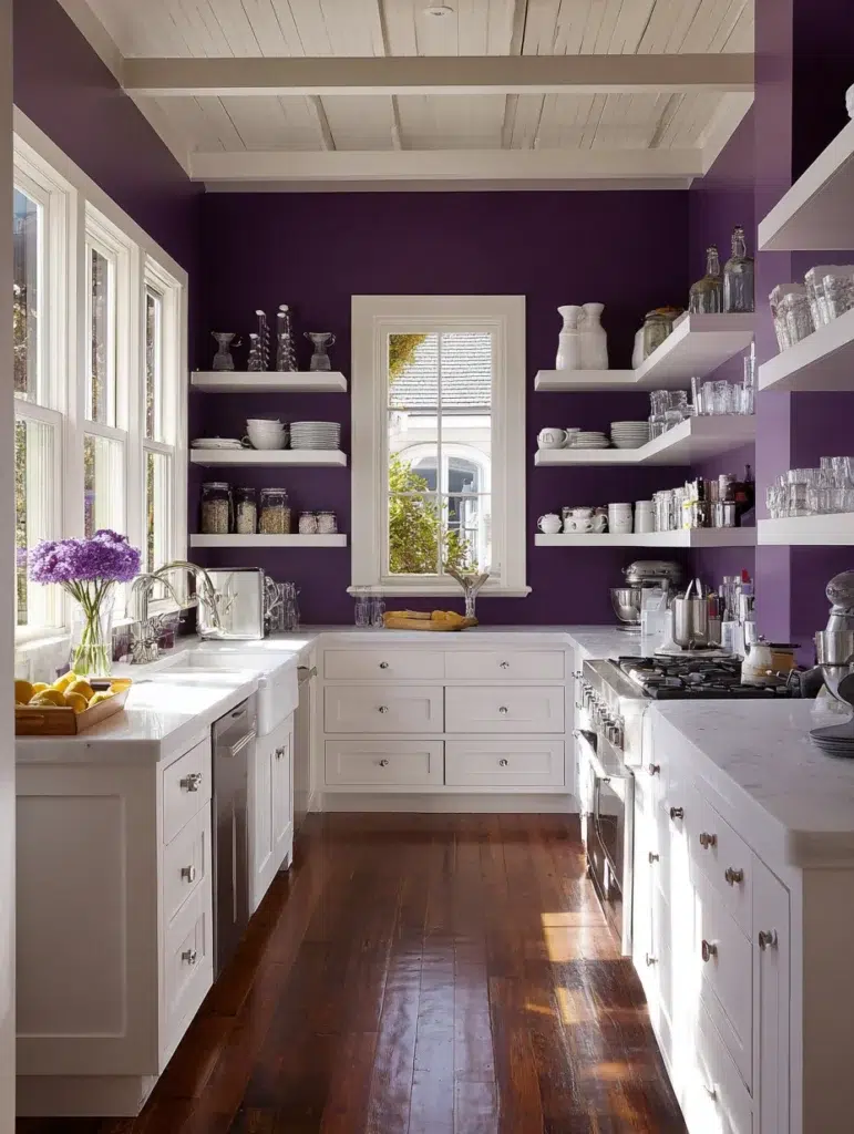 16 Purple Accent Wall