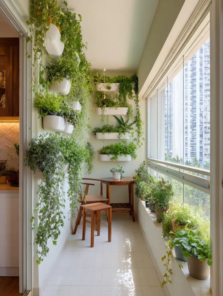 16 Rail Mounted Planters