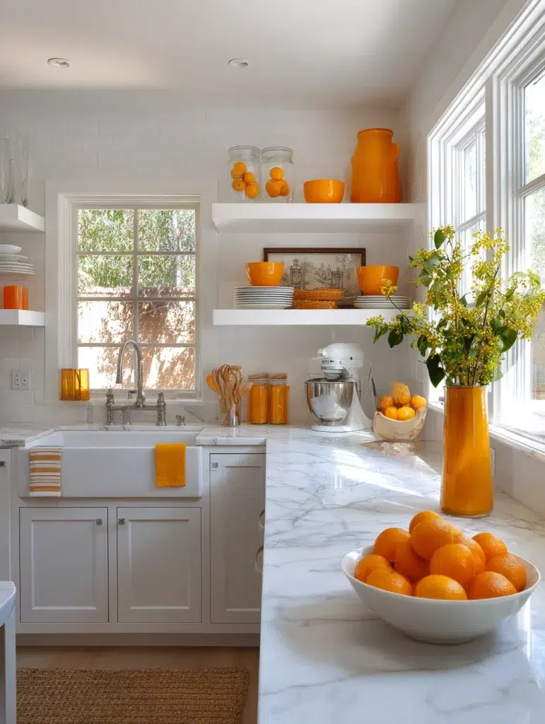 17 Orange Countertop