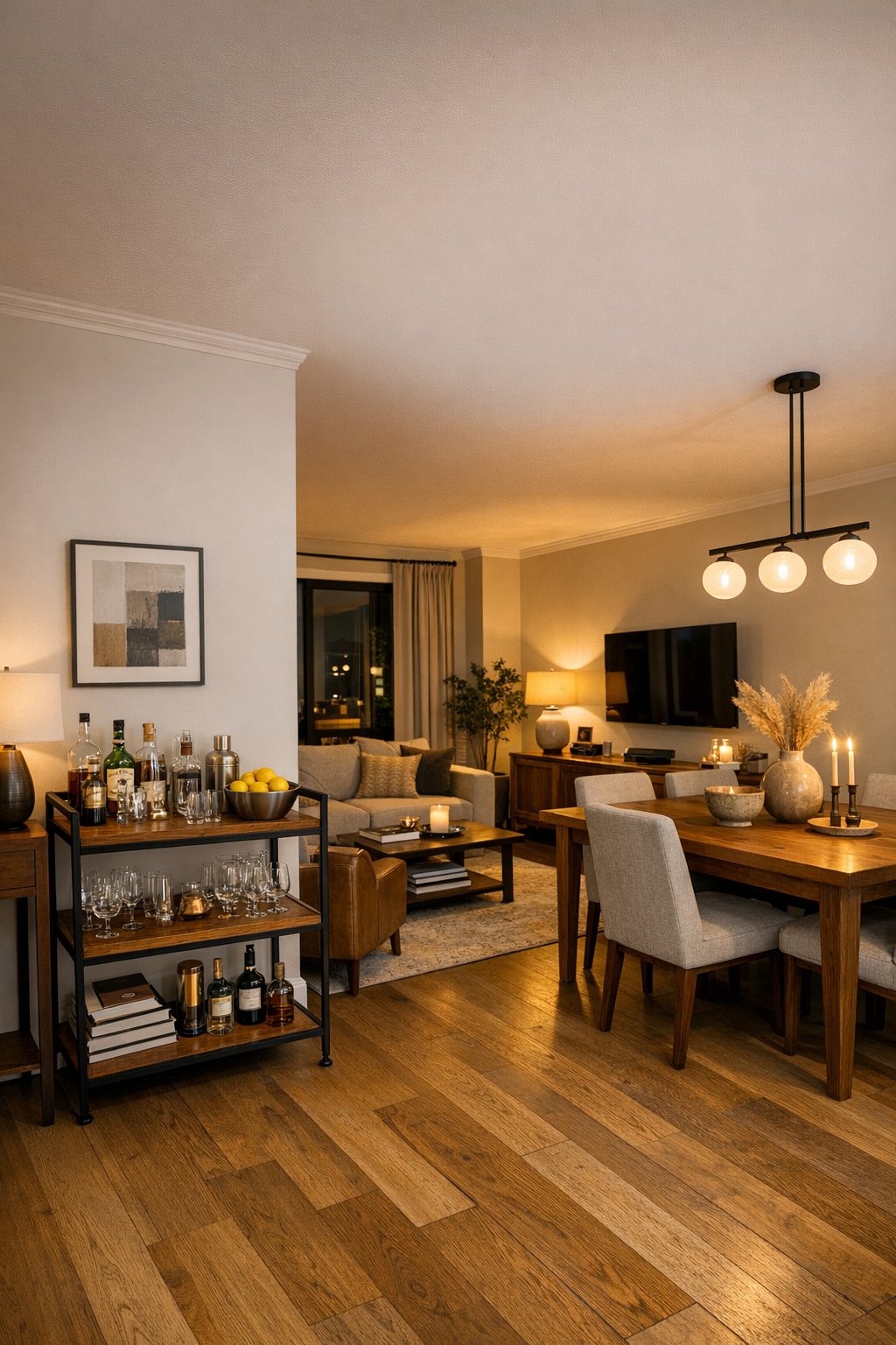17. Set up a bar area