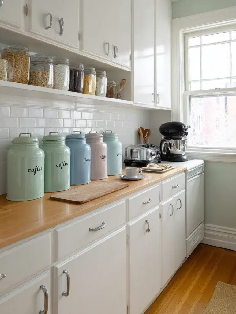 18 Add Vintage Canisters