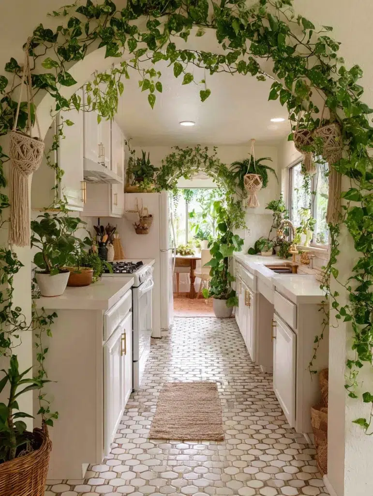 18 Archway With Hanging Plants