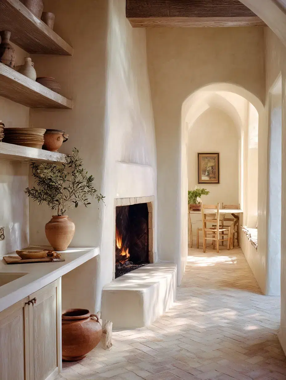 19. Mediterranean-Style with Stucco Finish