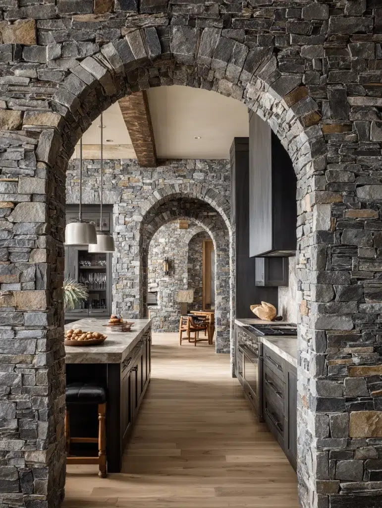 20 Stone Veneer Archway