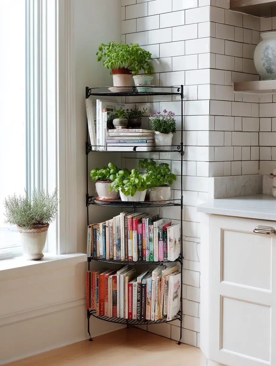 20. Tiered Plant Stand Bookshelf
