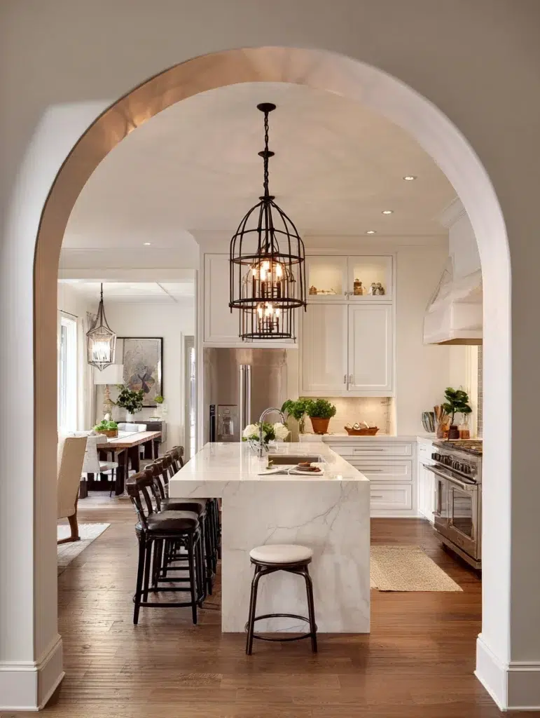 21 Archway With Pendant Lighting