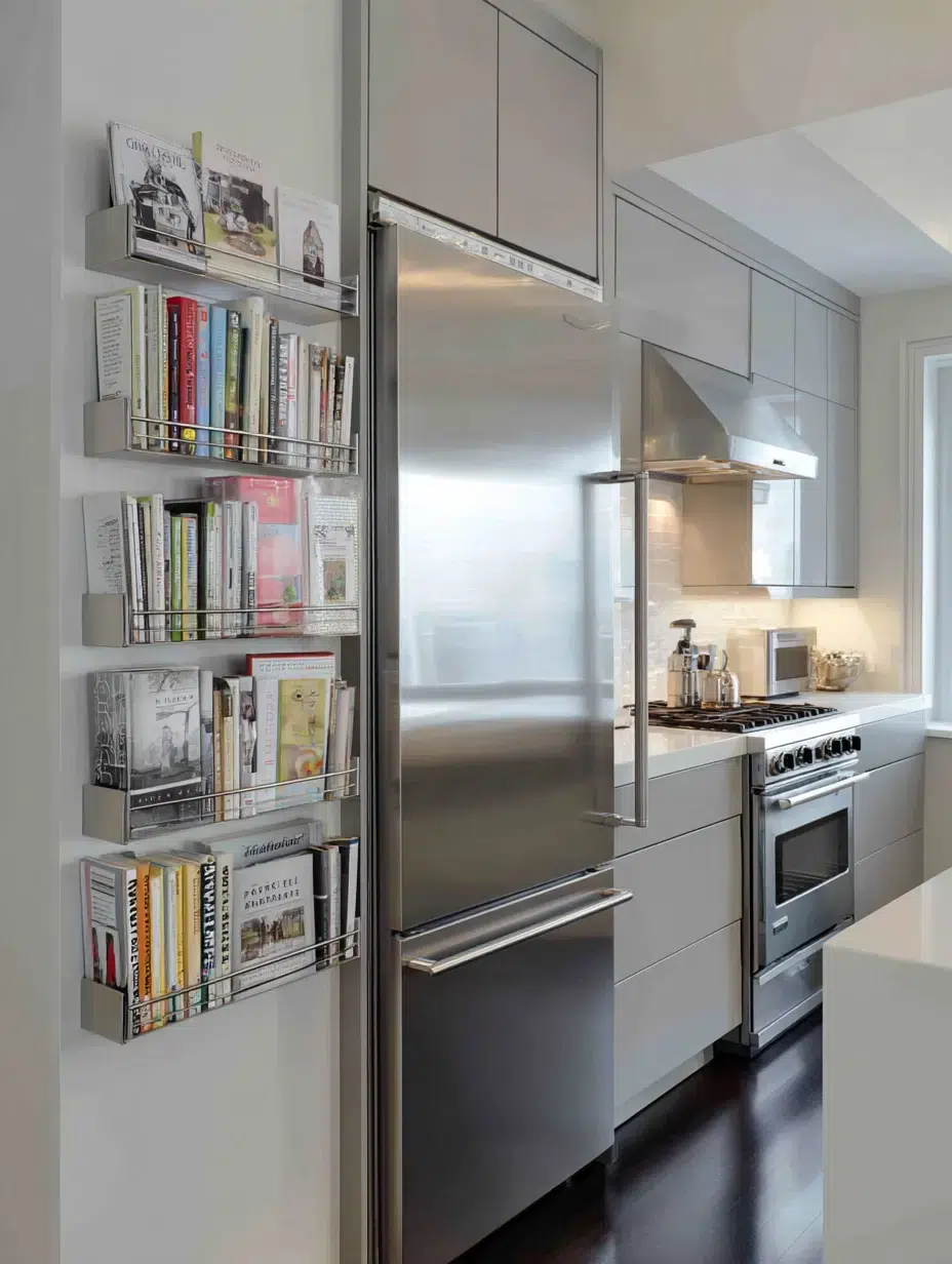 21. Magnetic Spice Rack Repurposed