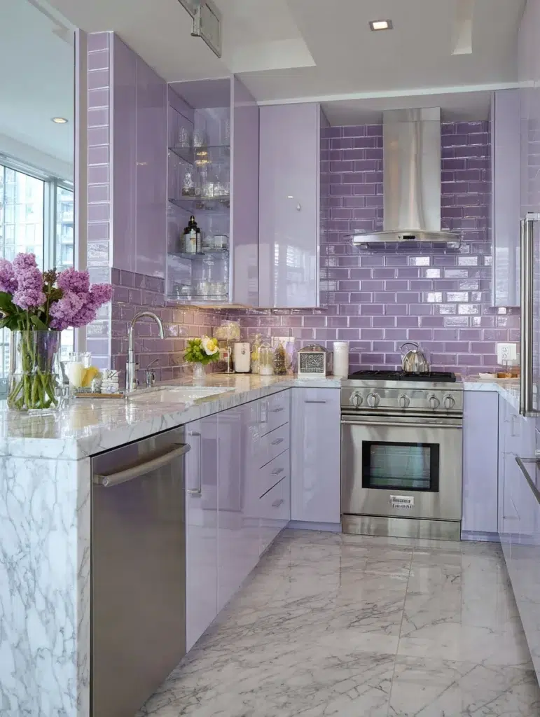 3 Lavender Subway Tile