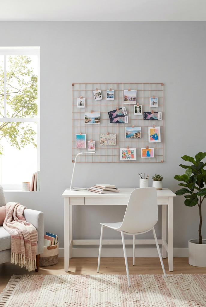 4. Rose Gold Wire Grids