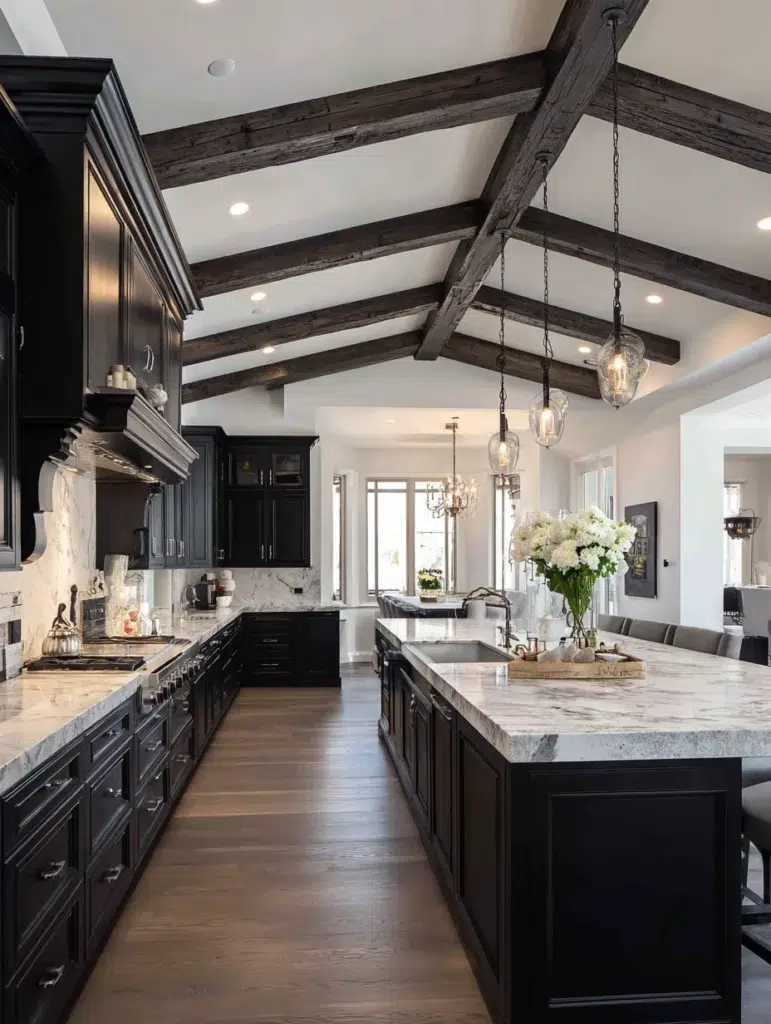 5 Dark Wood Ceiling