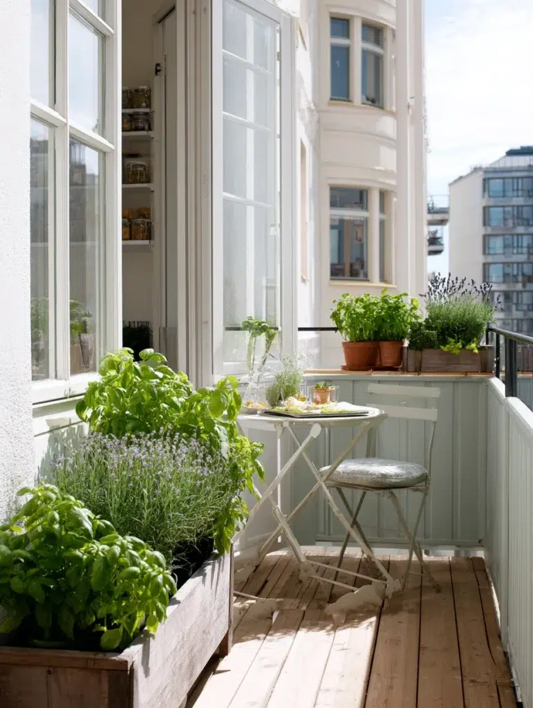 6 Balcony Herb Garden