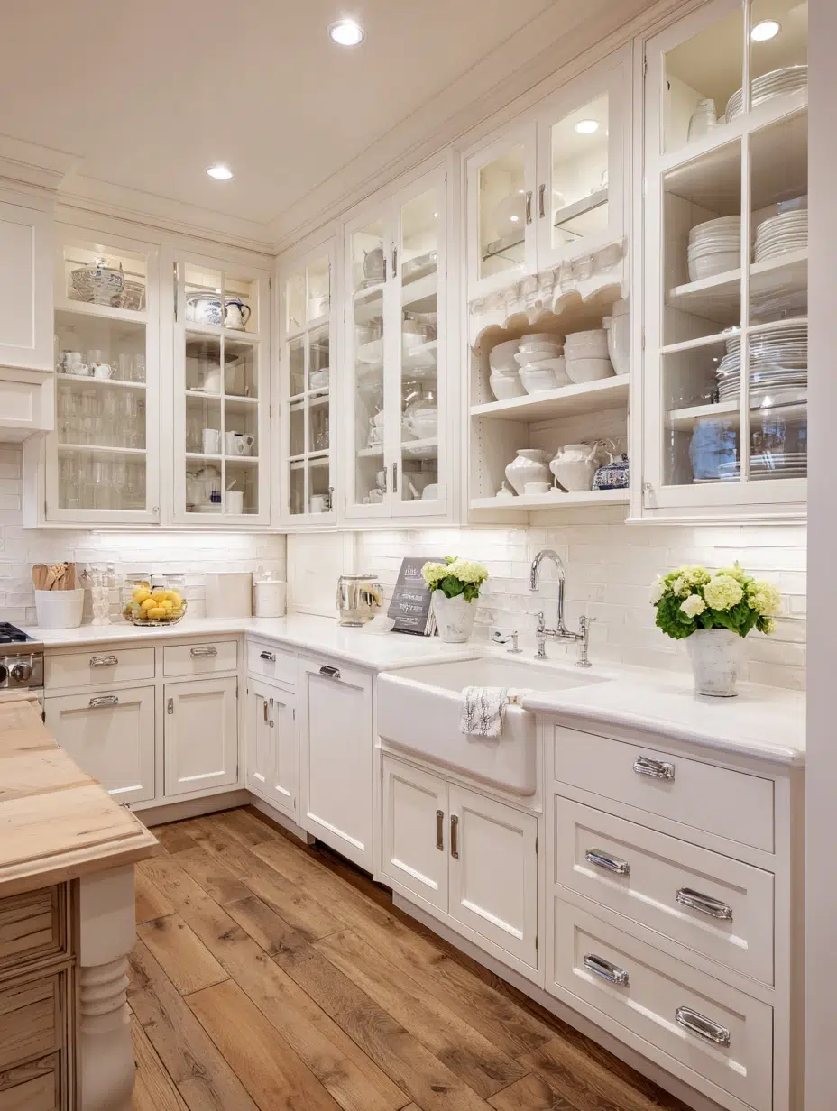 6. Glass-Front Cabinet Doors