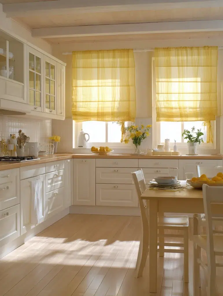 7 Soft Yellow Curtains