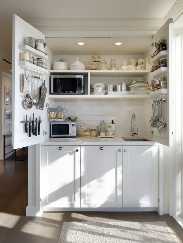 8 Add Hooks Inside Cabinet