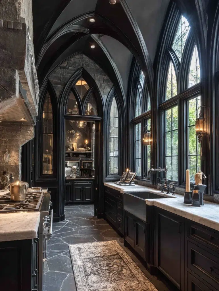 8 Gothic Arched Windows