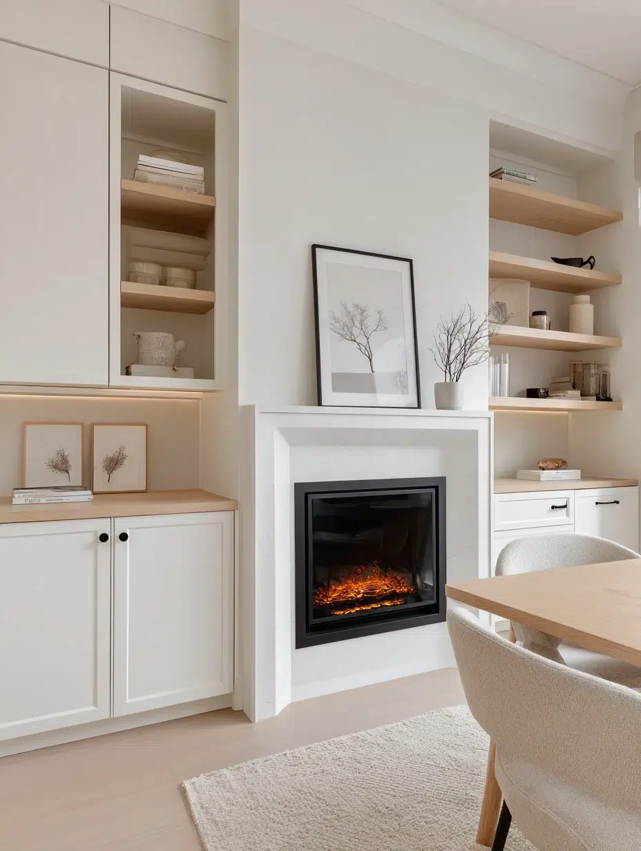 8. Minimalist Electric Insert for Renters