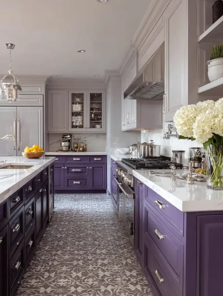8 Two Tone Purple