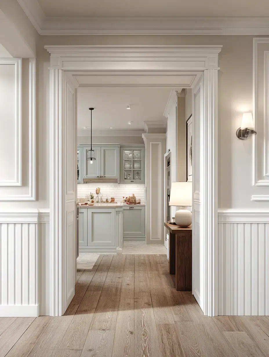 8. Wainscoting for Texture