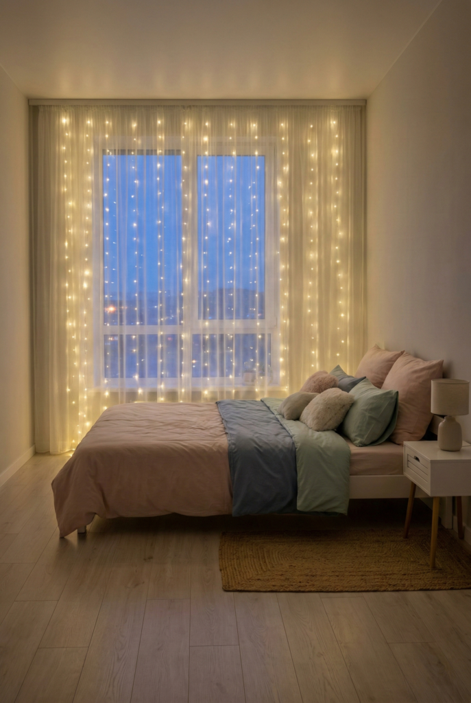 8. Fairy Light Curtains