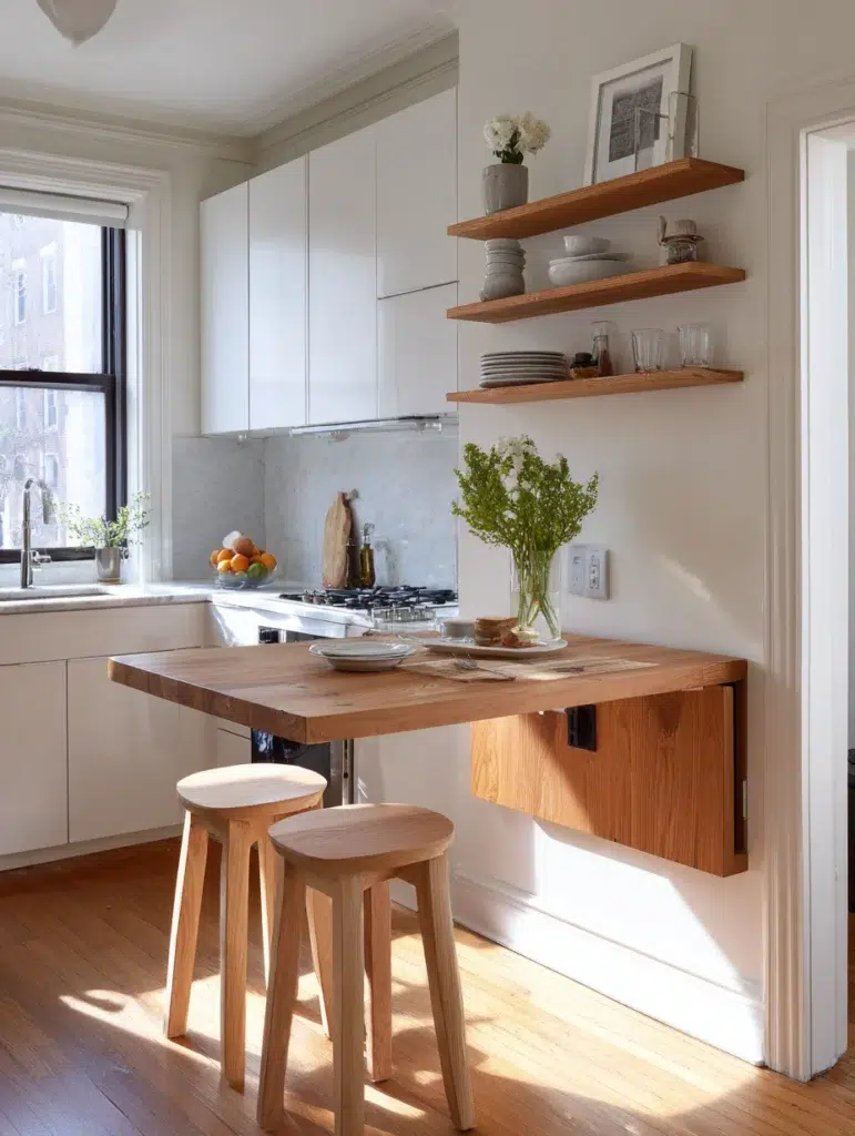 9 Install a Fold Down Wall Table