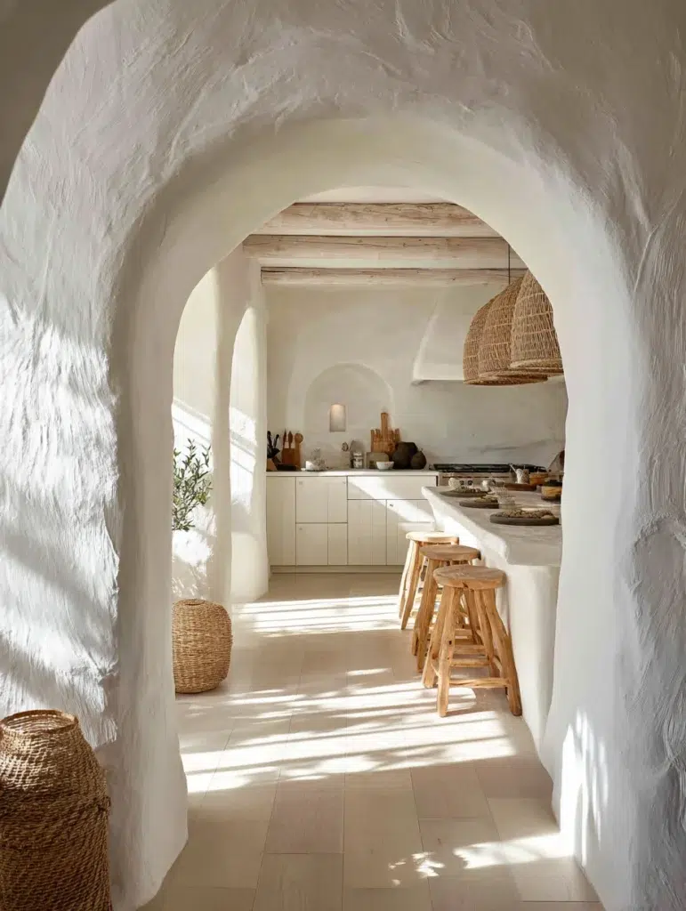 9 Whitewashed Archway