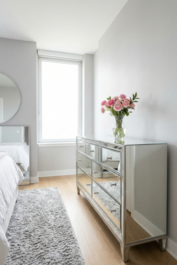 9. Mirrored Dressers