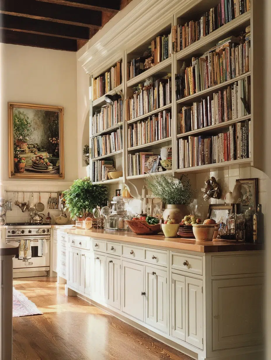 Kitchen Bookshelf Ideas