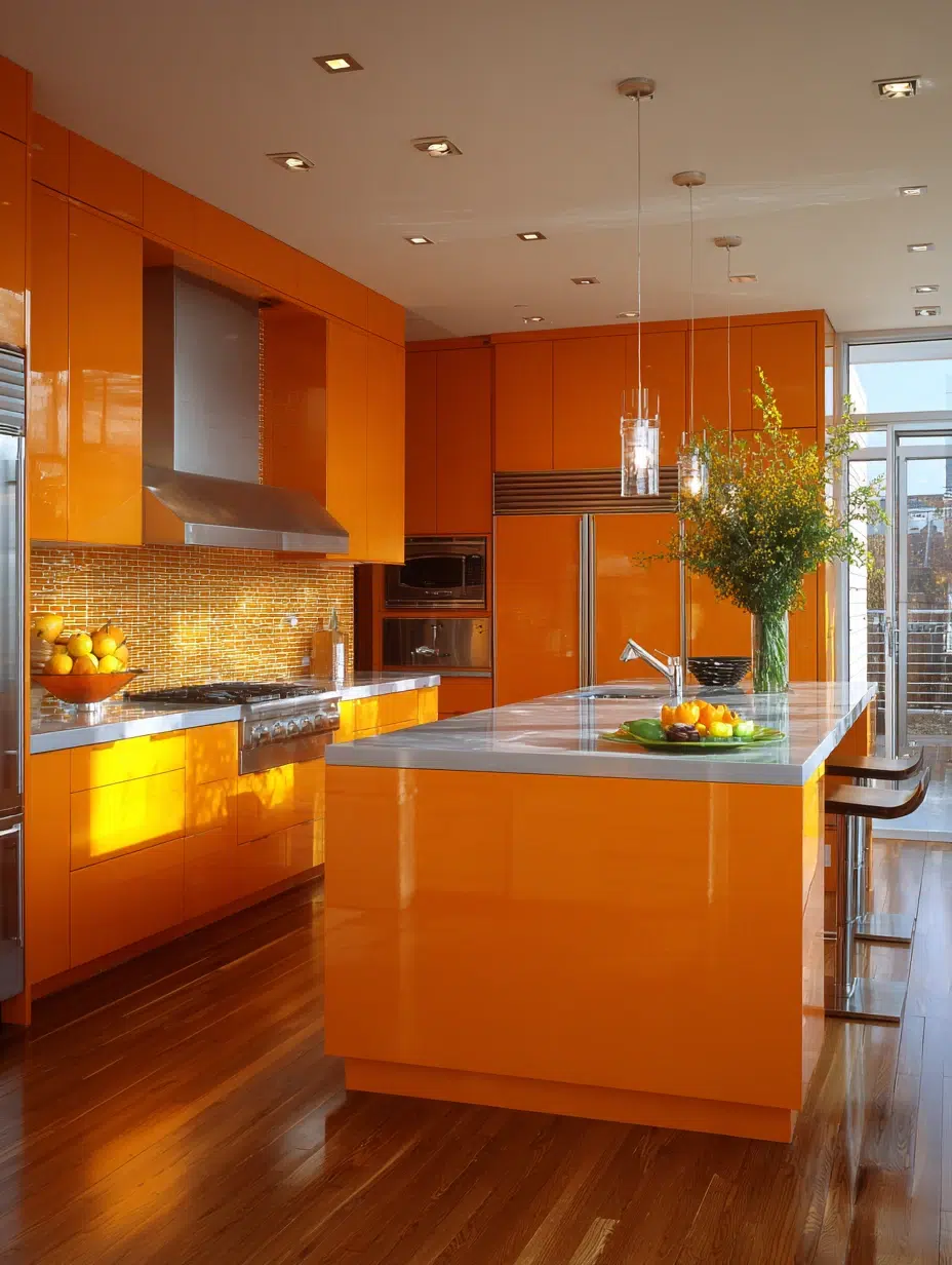 Orange Kitchen Ideas