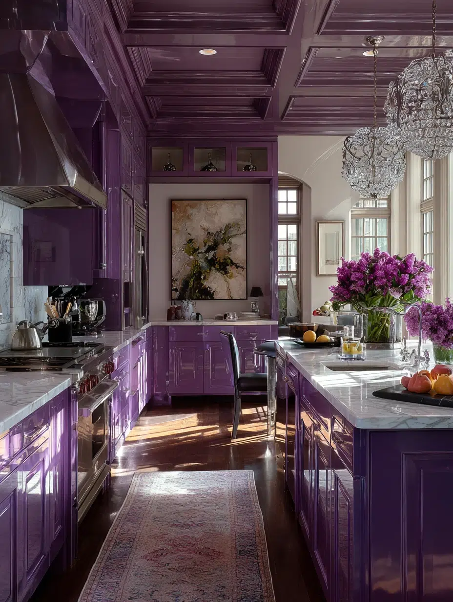 Purple Kitchen Ideas
